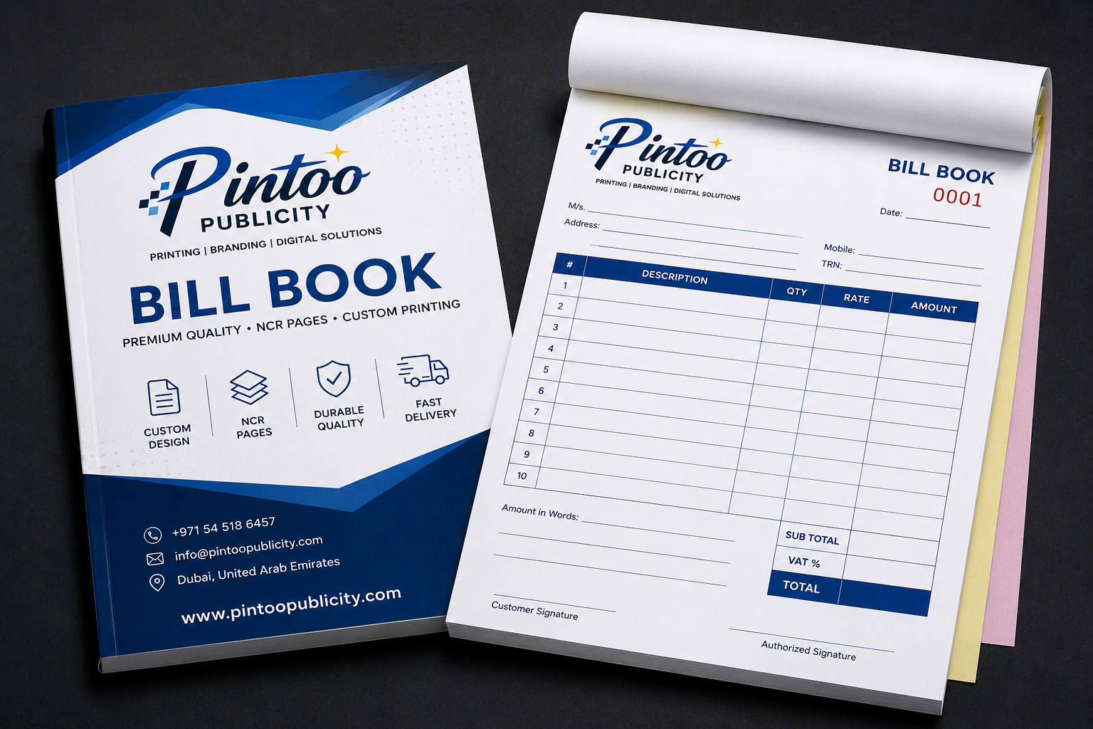 NCR Bill Book